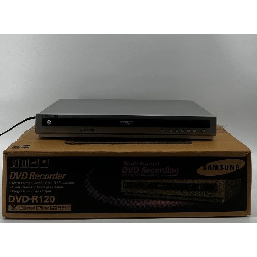 Samsung DVD-R120 DVD‎ Recorder Progressive Scan Player with Remote - TESTED